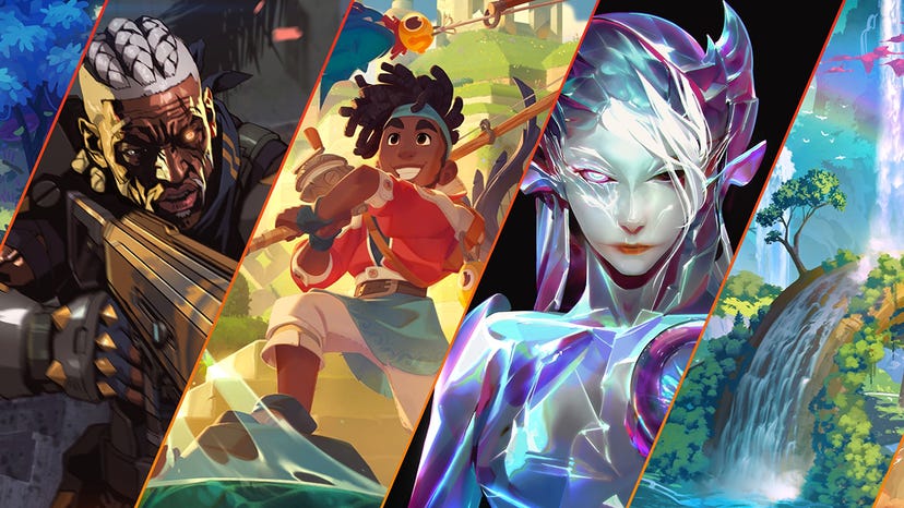 Artwork depicting various characters from Phoenix Labs' projects