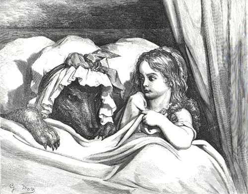 So... why is she in bed with the wolf? So... why is she in bed with the wolf?
