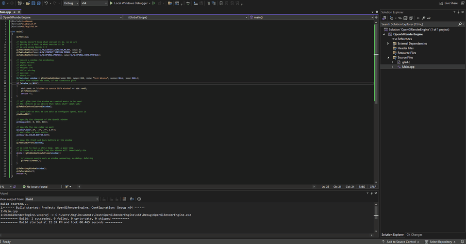 Realtime Rendering With OpenGL – A Students Perspective (Week 1)