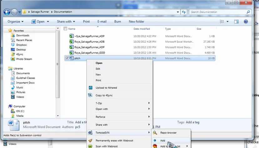 Adding a File Adding a File