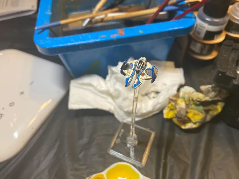 A repaint of a miniature spaceship