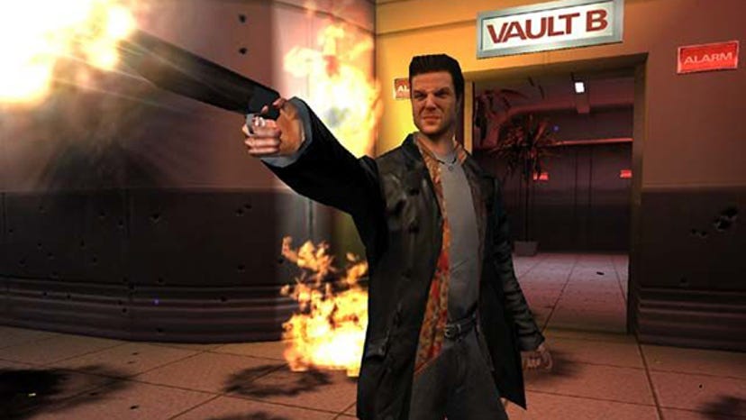 A screenshot from the first Max Payne game