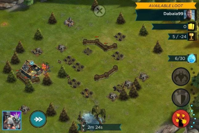 Ux Comparison Clash Of Clans Vs Rival Kingdoms