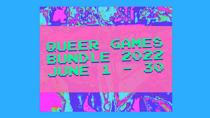 Promotional artwork for the Queer Games Bundle 2022