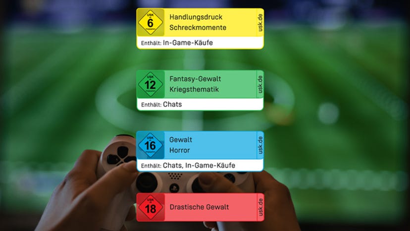 A screenshot of how the new ratings will look