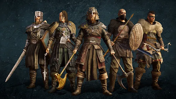 hirable jomsvikings from assassin's creed valhalla
