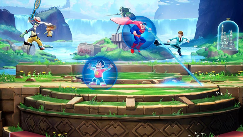 Superman, Shaggy, Steven Universe, and Tom & Jerry battle in MultiVersus.