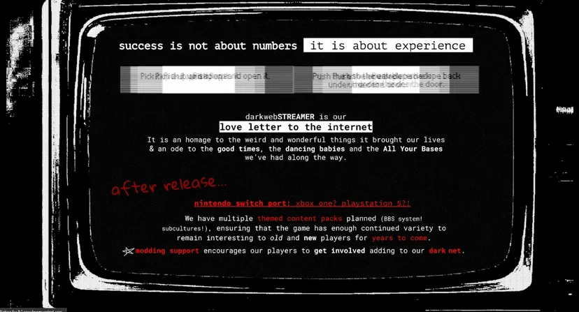 darkwebstreamer love letter to internet