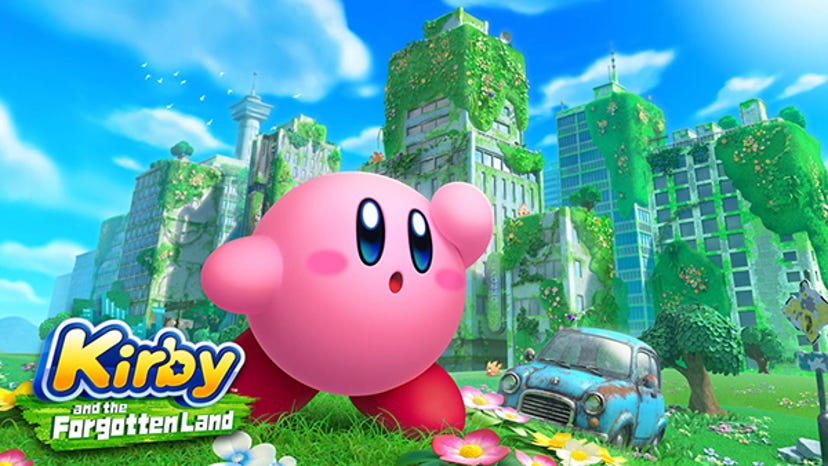 The teaser image for Kirby and the Forgotten Land