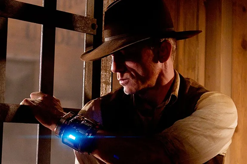 Daniel Craig in Cowboys and Aliens.