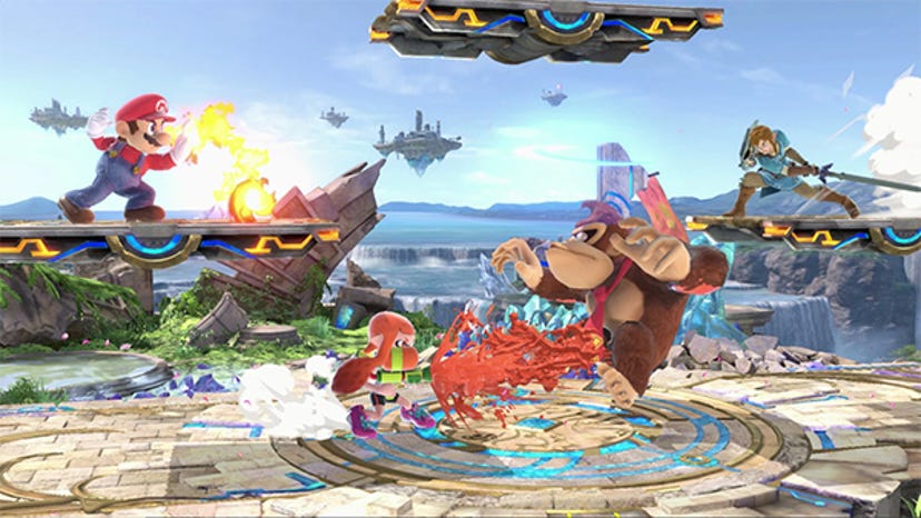 A screenshot from Super Smash Bros. Ultimate