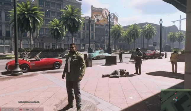 Screenshot in normal game view