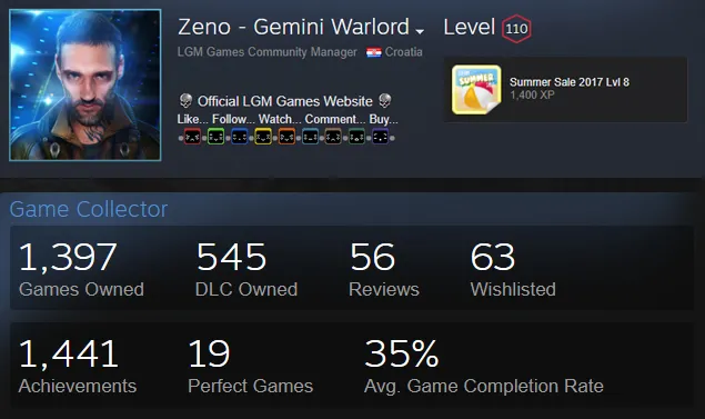 My completion rate sucks big time now that I have developer tag. :)