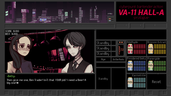 A Breakdown Of The Drink Choice Mechanic In Sukeban Games Va 11 Hall A