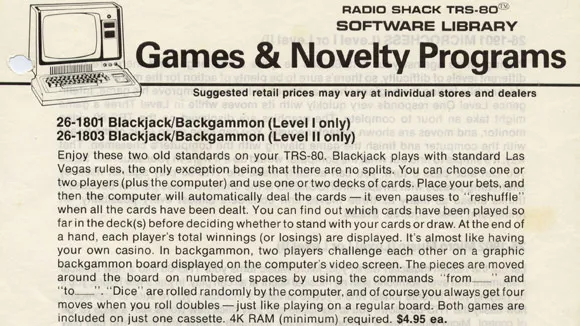 games and novelty programs 
