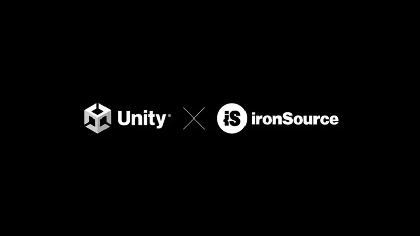 Artwork announcing the Unity and IronSource merger