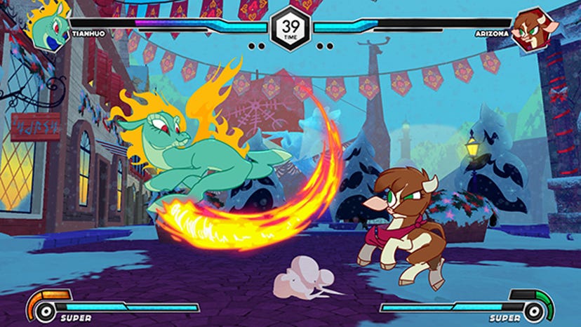 A screenshot of Them's Fighting Herds