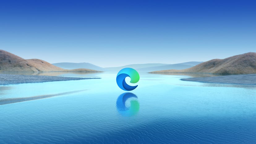 Logo for Microsoft's Edge browser, taken from the Edge website.