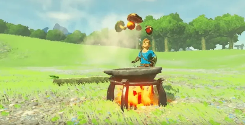 Breath of the Wild Cooking Screenshot