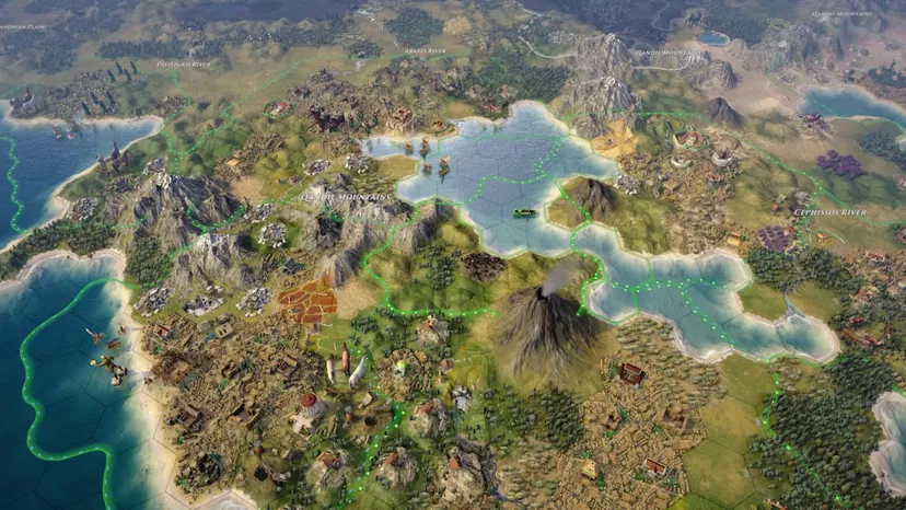Old World screenshot, showing landscape