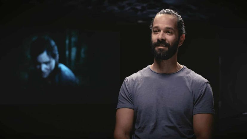 Naughty Dog president Neil Druckmann in a BTS video for The Last of Us Part II.