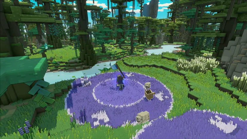 Minecraft əfsanələrinin bir ekran görüntüsü