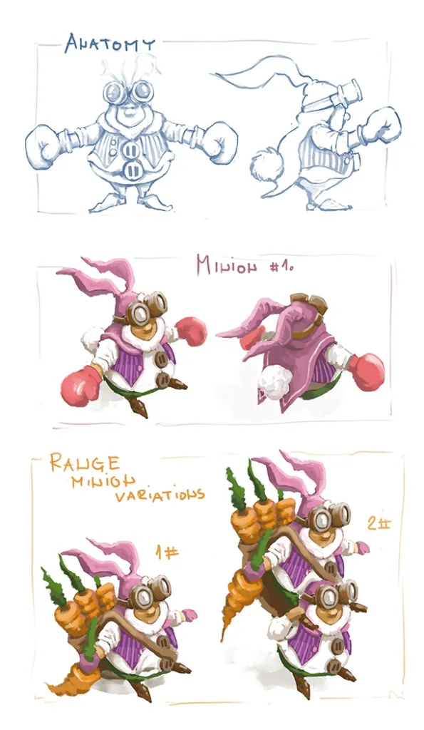 Sketches of New Minions