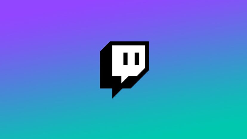 Logo for streaming company Twitch.