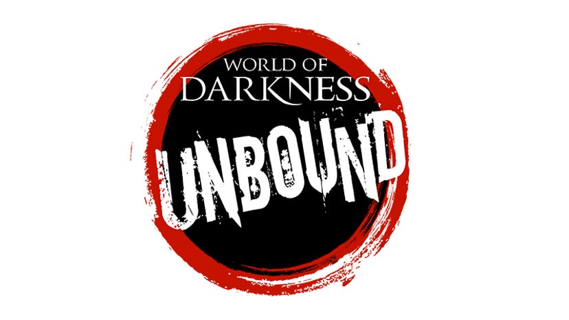 The logo for World of Darkness Unbound