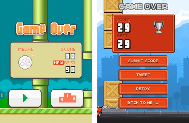 Flappy Bird 2 High score