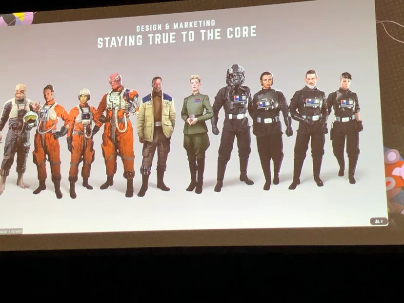 The Star Wars: Squadrons main cast