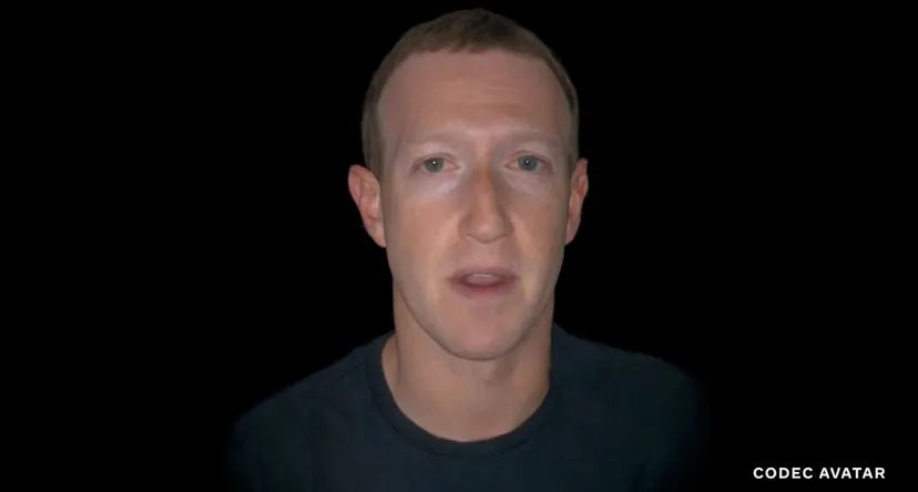 A maybe too-high resolution capture of Mark Zuckerberg's face