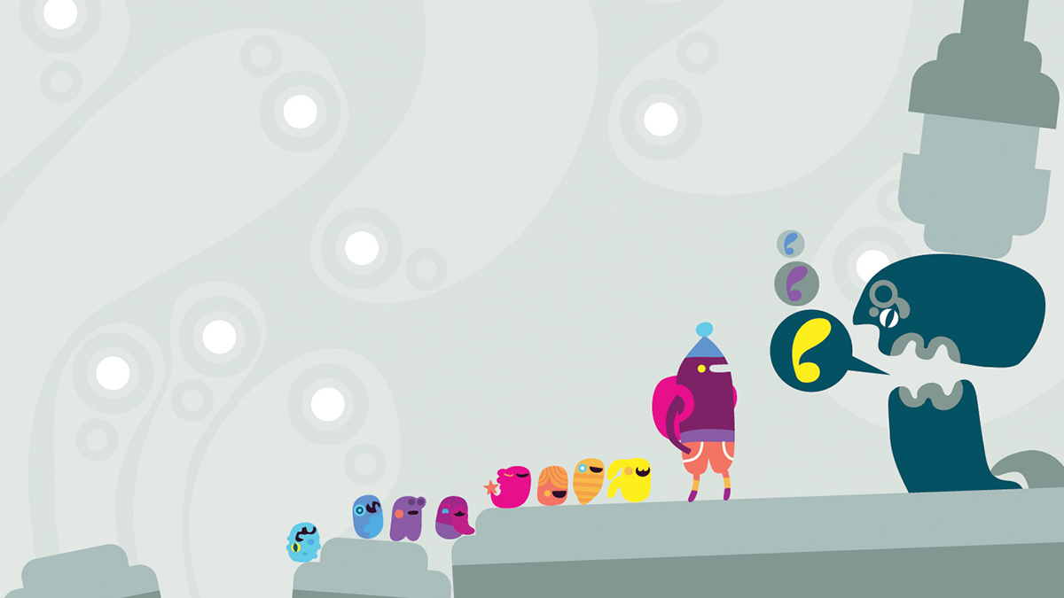 Another early prototype that asked players to open musical doors