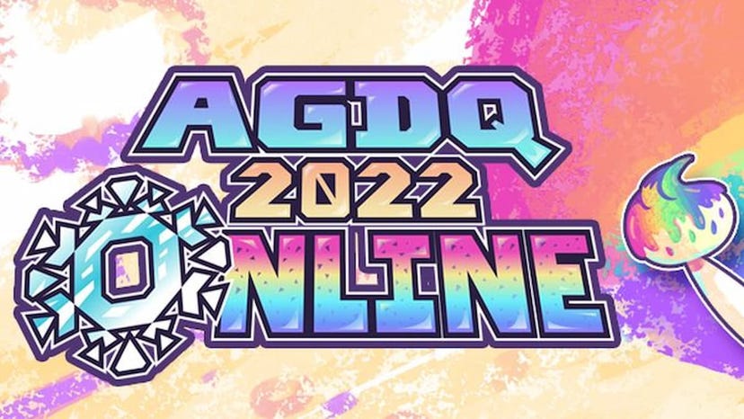 Logo for January 2022's Awesome Games Done Quick event.