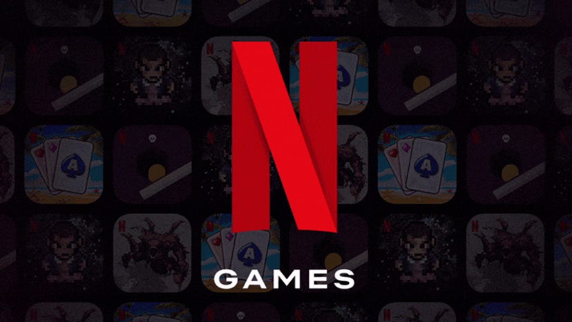 The logo for Netflix Games