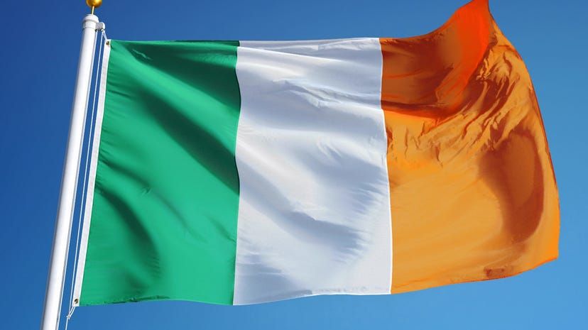National flag of Ireland.