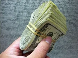 Fat stack of cash