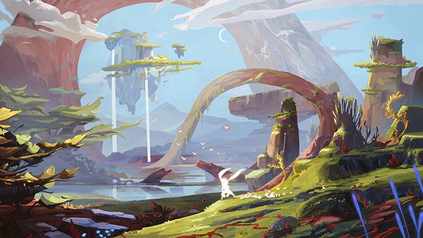 Concept art for Playable Worlds' MMO