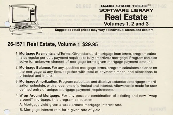 Real Estate software ad