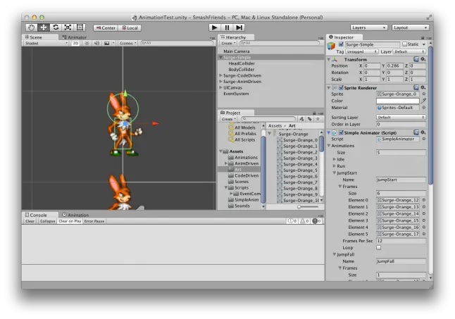 2D Animation Methods in Unity 2D Animation Methods in Unity