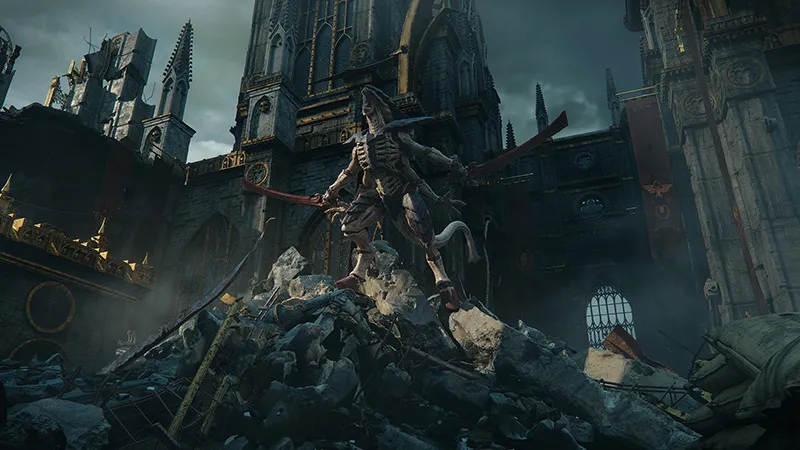 A screenshot from Warhammer 40,000: Space Marine 2