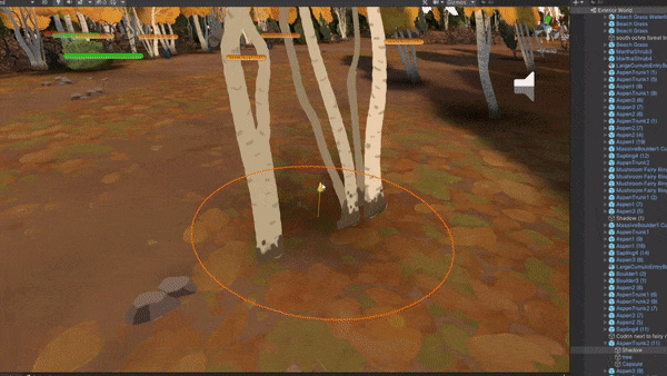 An animated gif depicts the dynamic shadow casting in the game and how the shading and shader tools appear in-use.
