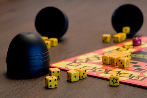 A Board Game with Dice