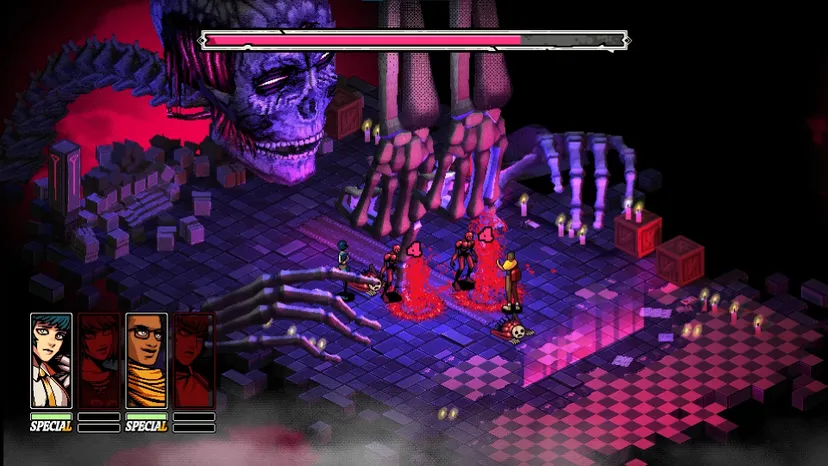 A screenshot from Necrosoft Games' Demonschool