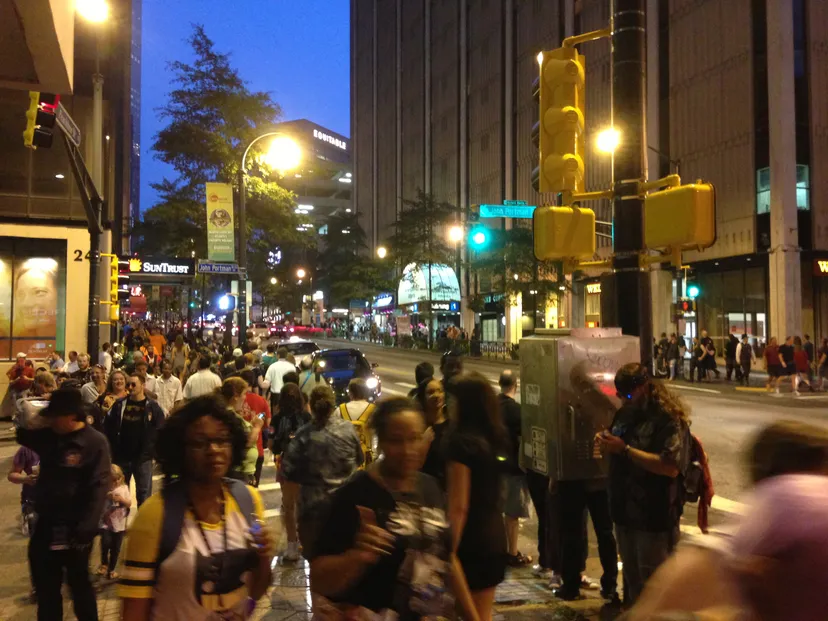 Non-orc hordes at Dragon*Con - I was one of them!