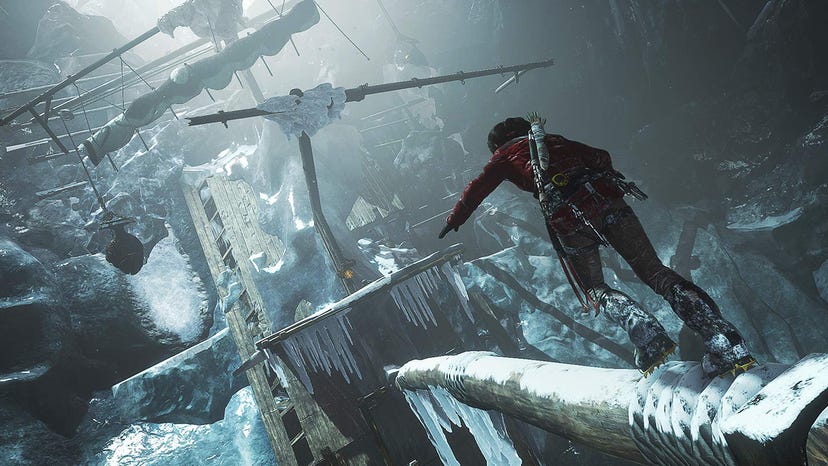 A screenshot from Rise of the Tomb Raider