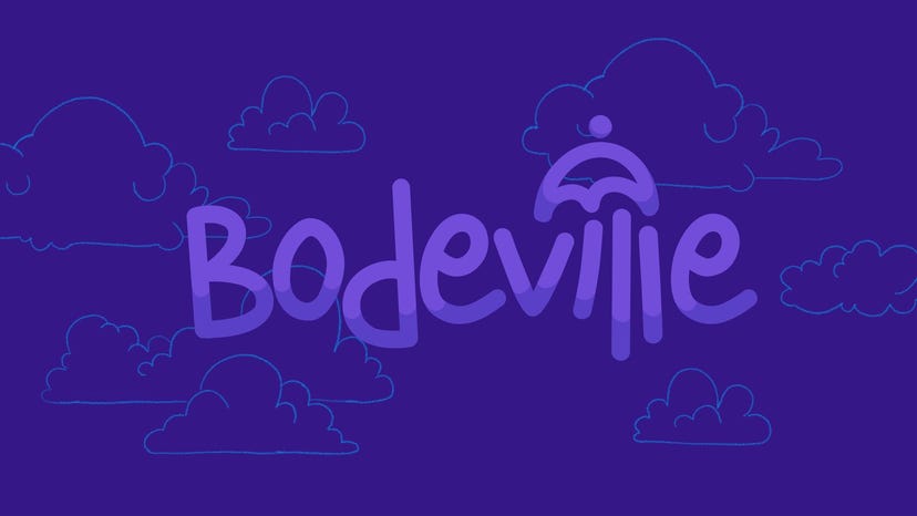 Logo for indie developer Bodeville Games, taken from its Twitter page.