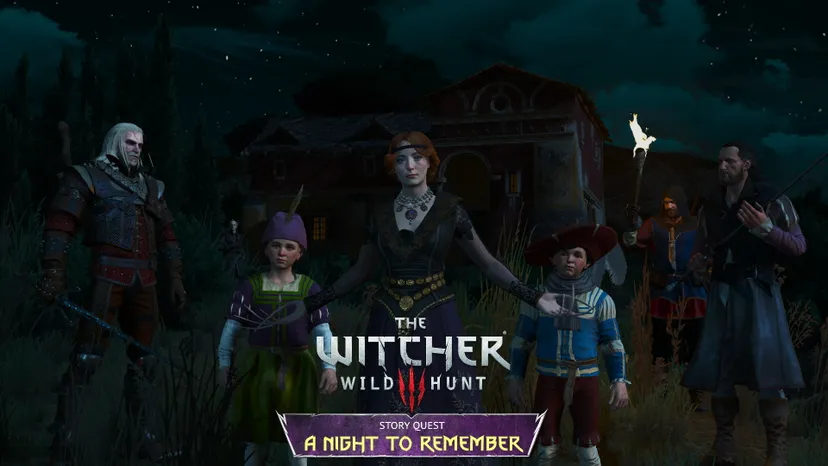 Promotional art for The Witcher 3 mod A Night To Remember.