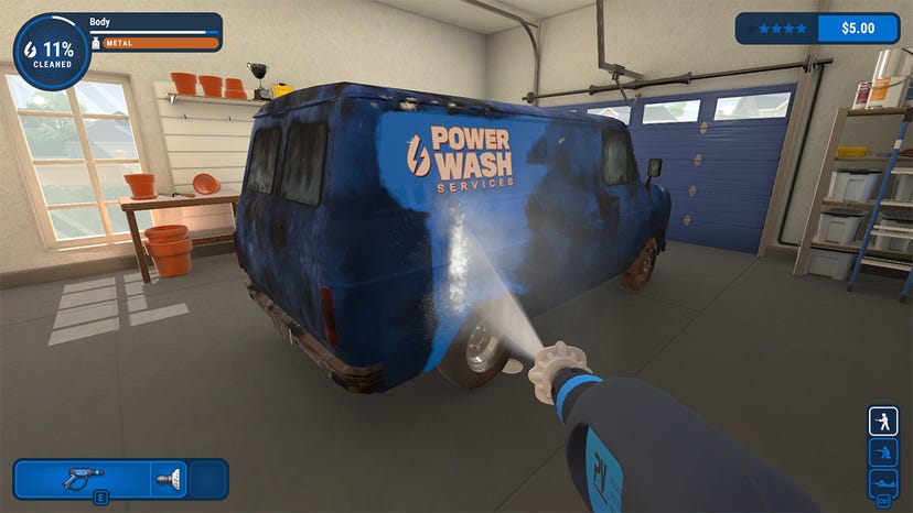 A screenshot from PowerWash Simulator