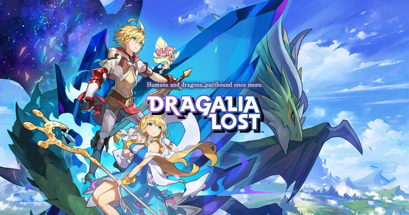Key art for Nintendo and Cygames' mobile RPG, Dragalia Lost.